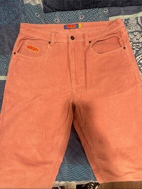 Cav Empt Pink Corduroy Men's Pants